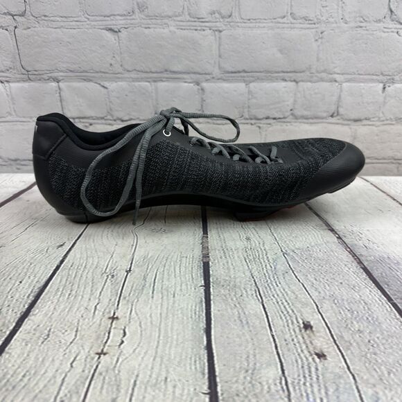 Tommaso Mens Strada Aria Black Knit Cycling Shoes Delta Cleats Size 13 US 47 New - Picture 8 of 11